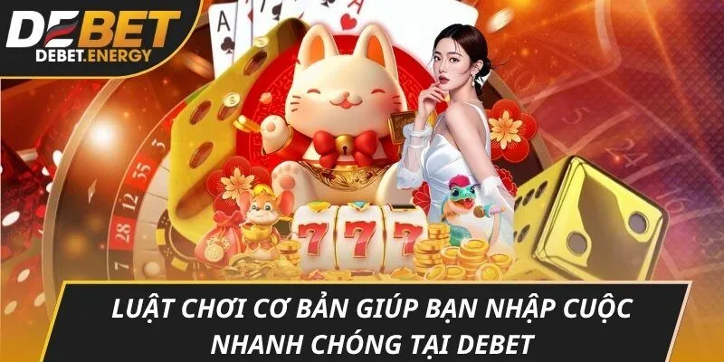 Luật chơi cơ bản giúp bạn nhập cuộc nhanh chóng tại DEBET